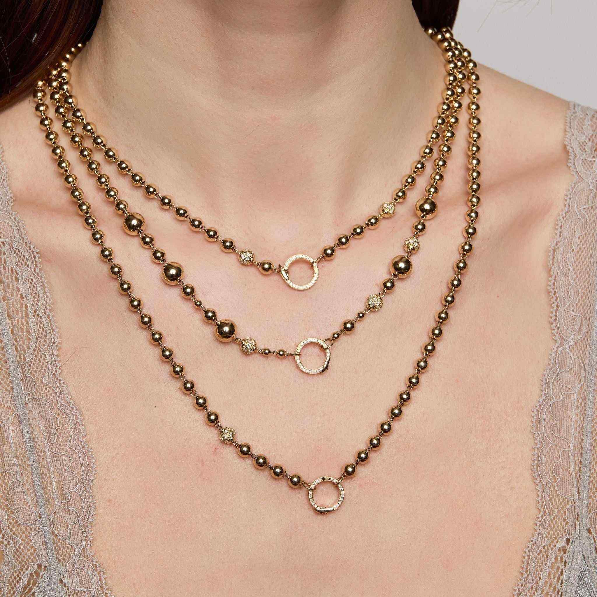 Mardi Gras Mixed Bead Necklace