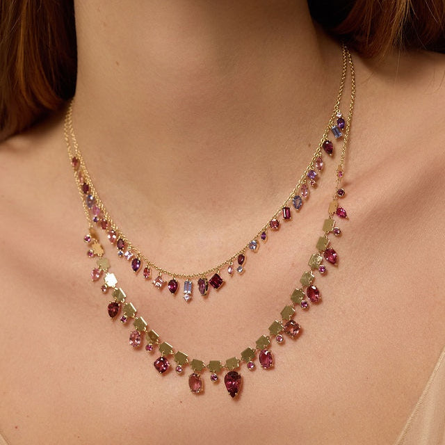 Tourmaline Dream Rock Candy Shine Necklace