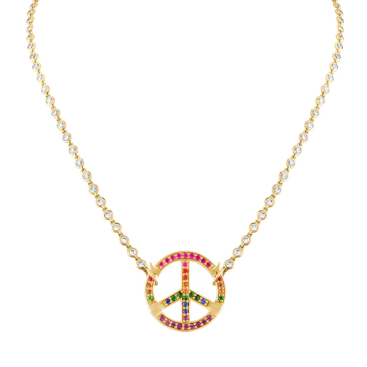 16" Closure Necklace-necklace, necklaces, lock-Eden Presley Fine Jewelry