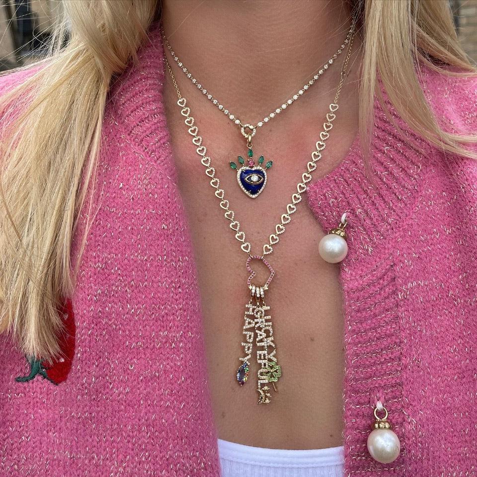 16" Closure Necklace-necklace, necklaces, lock-Eden Presley Fine Jewelry