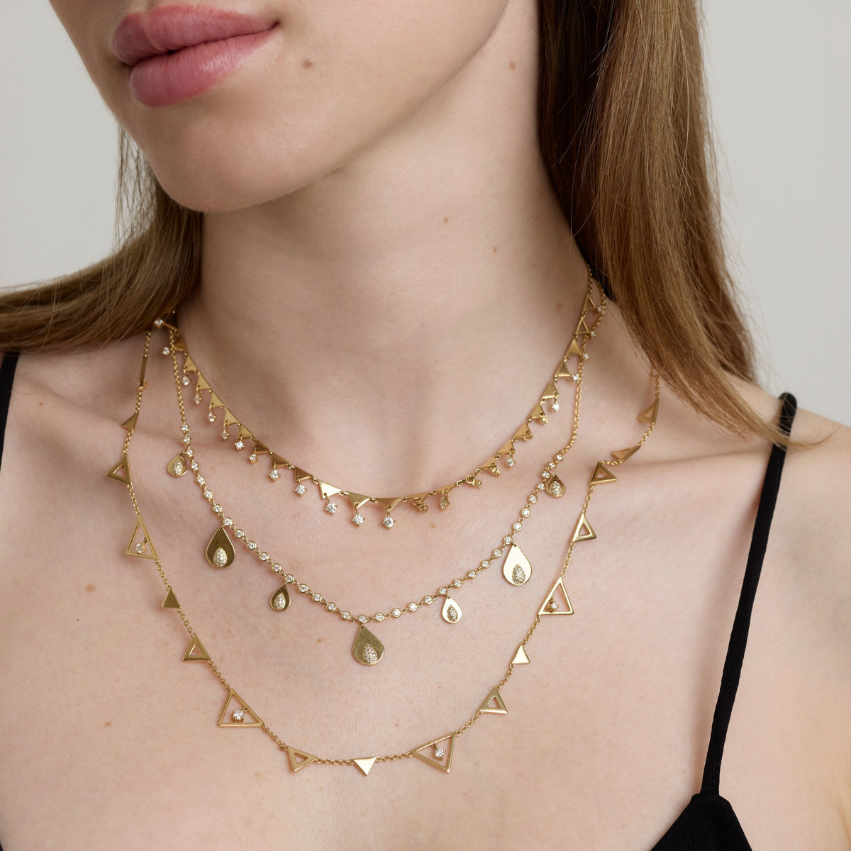 Shine Triangle Necklace