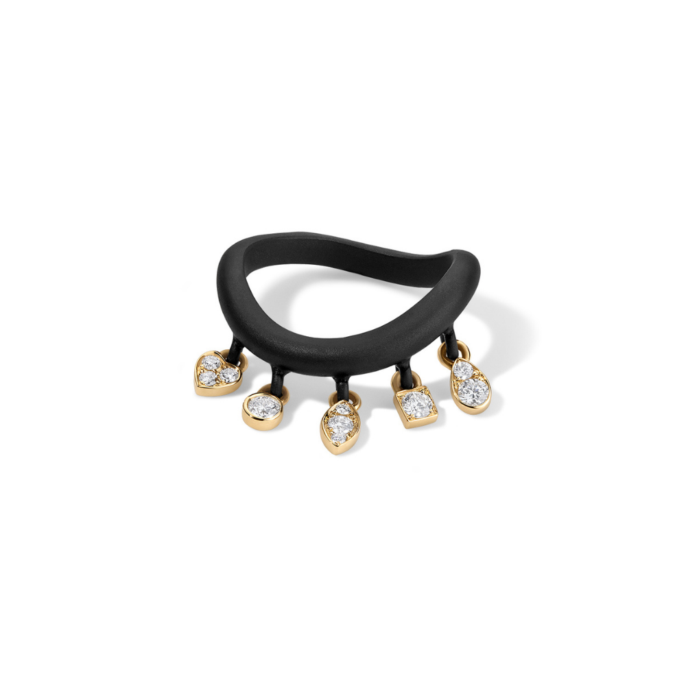 In the Black Diamond Shaker Ring