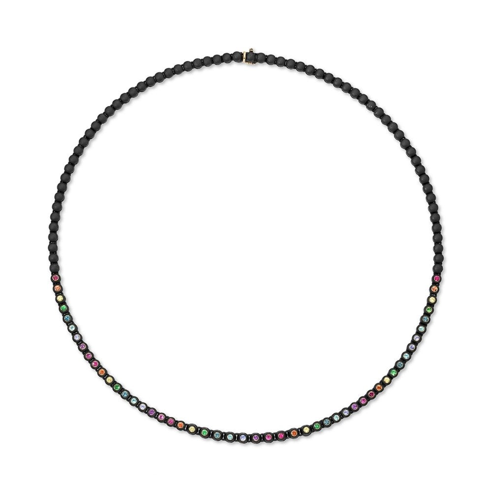 In The Black Tennis Necklace