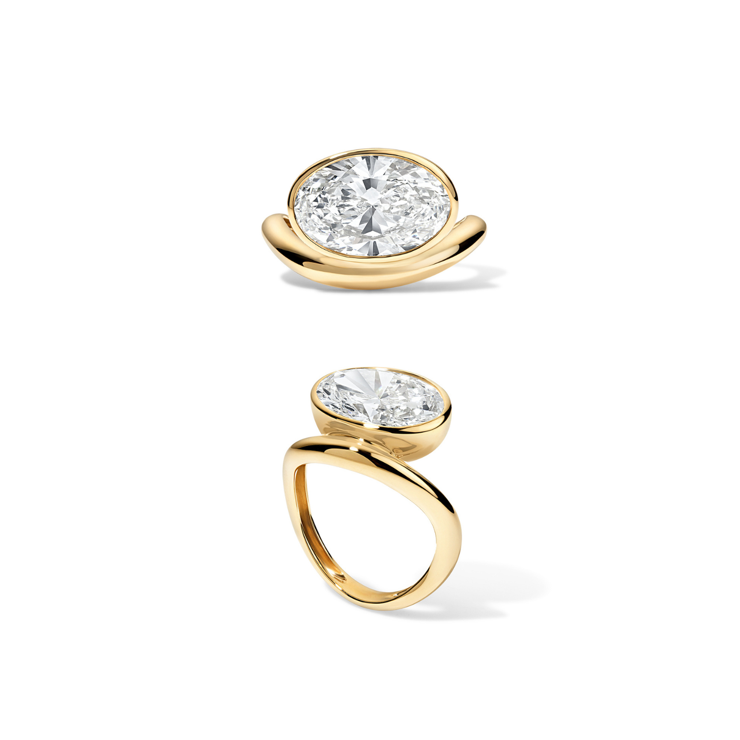 Diamond Wave Ring