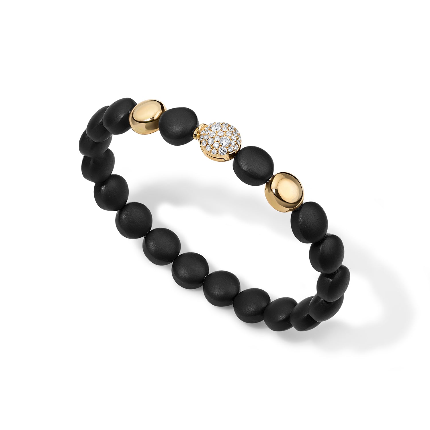 In the Black Glitter Flex Bangle