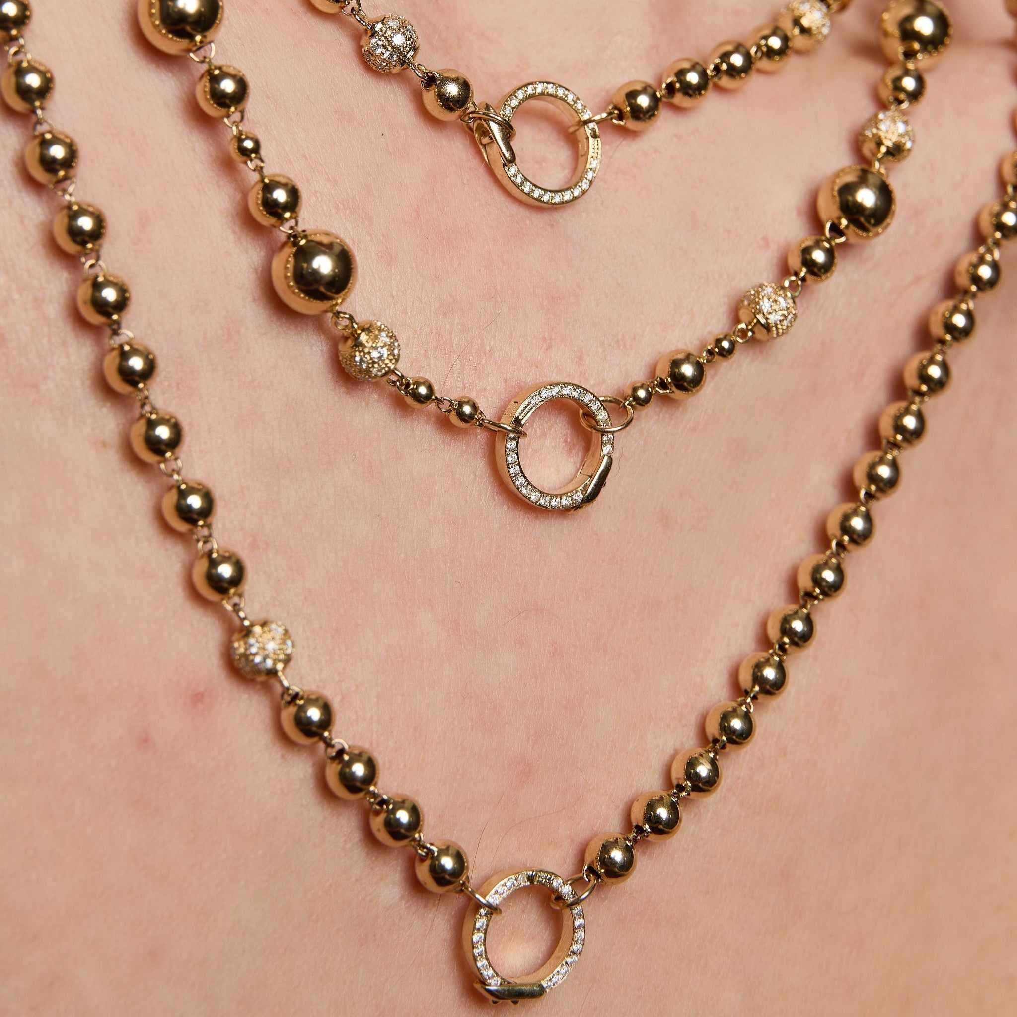 Mardi Gras Mixed Bead Necklace