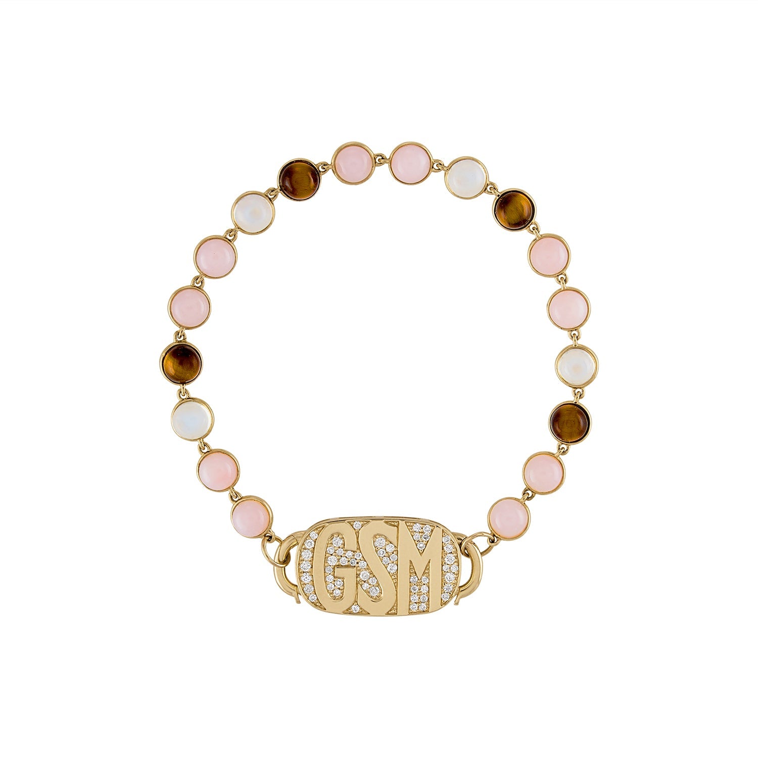 5mm Cab Closure Bracelet-Bracelet, Bracelets-Eden Presley Fine Jewelry