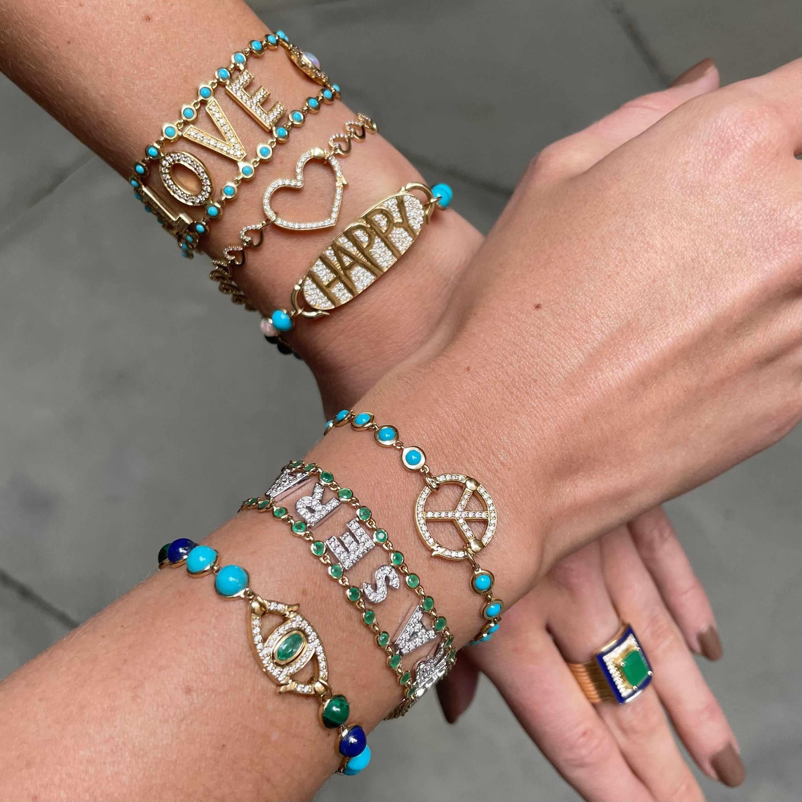 5mm Cab Closure Bracelet-Bracelet, Bracelets-Eden Presley Fine Jewelry