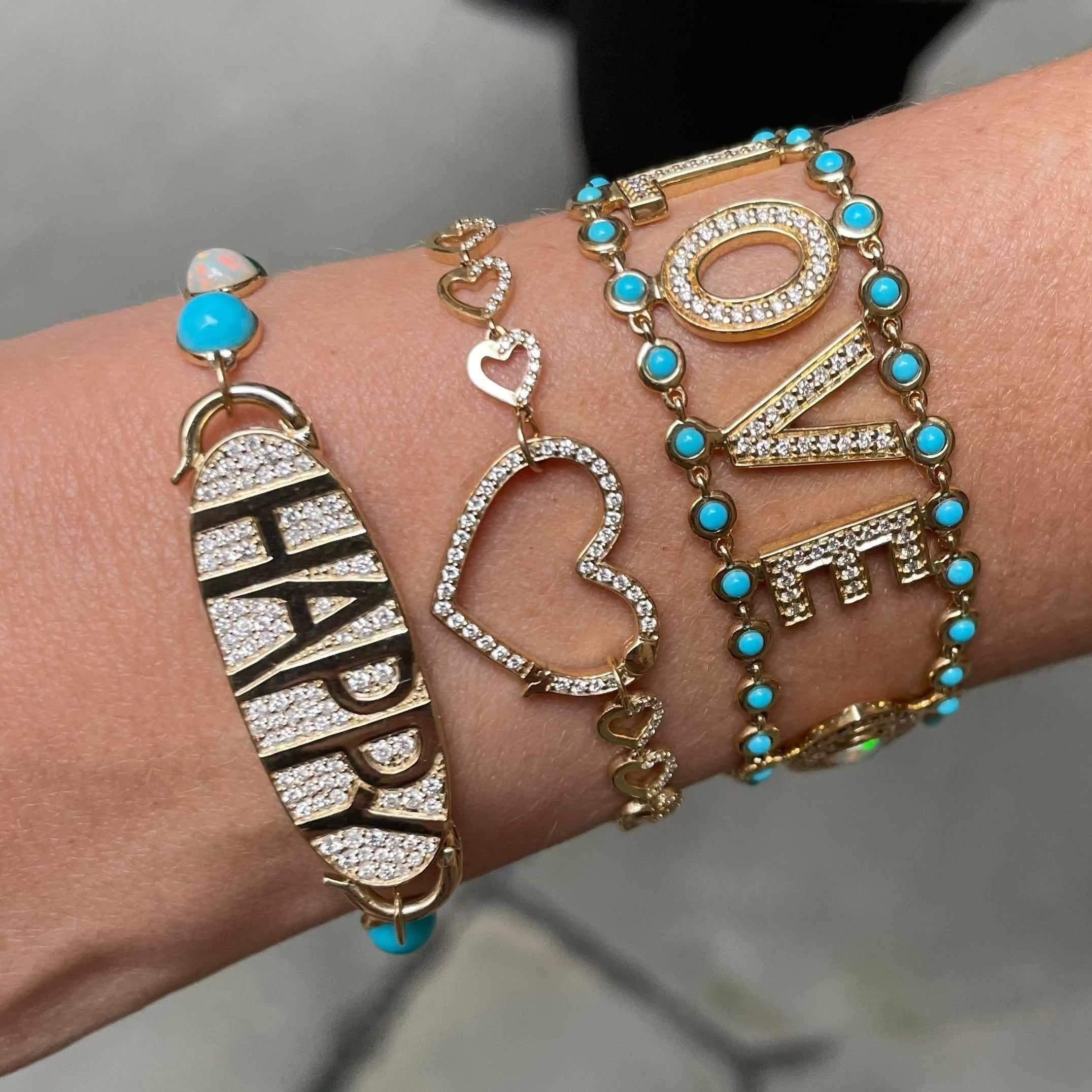 5mm Cab Closure Bracelet-Bracelet, Bracelets-Eden Presley Fine Jewelry