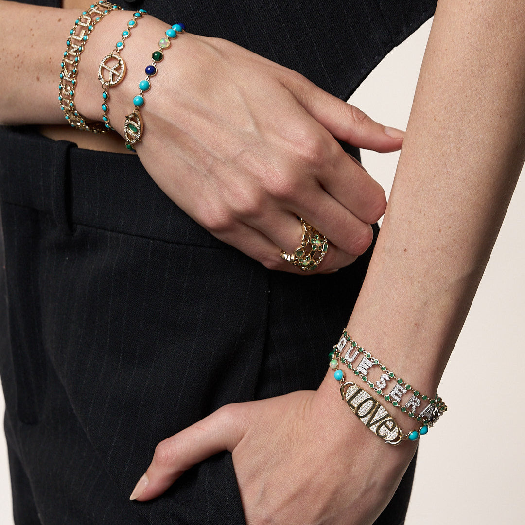 5mm Cab Closure Bracelet-Bracelet, Bracelets-Eden Presley Fine Jewelry