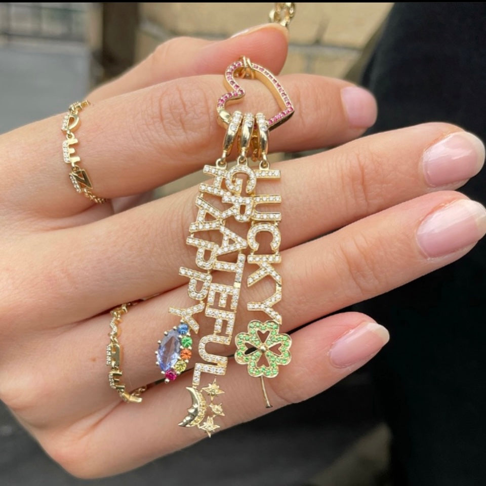 Motif Closure Locks for Necklace or Bracelet