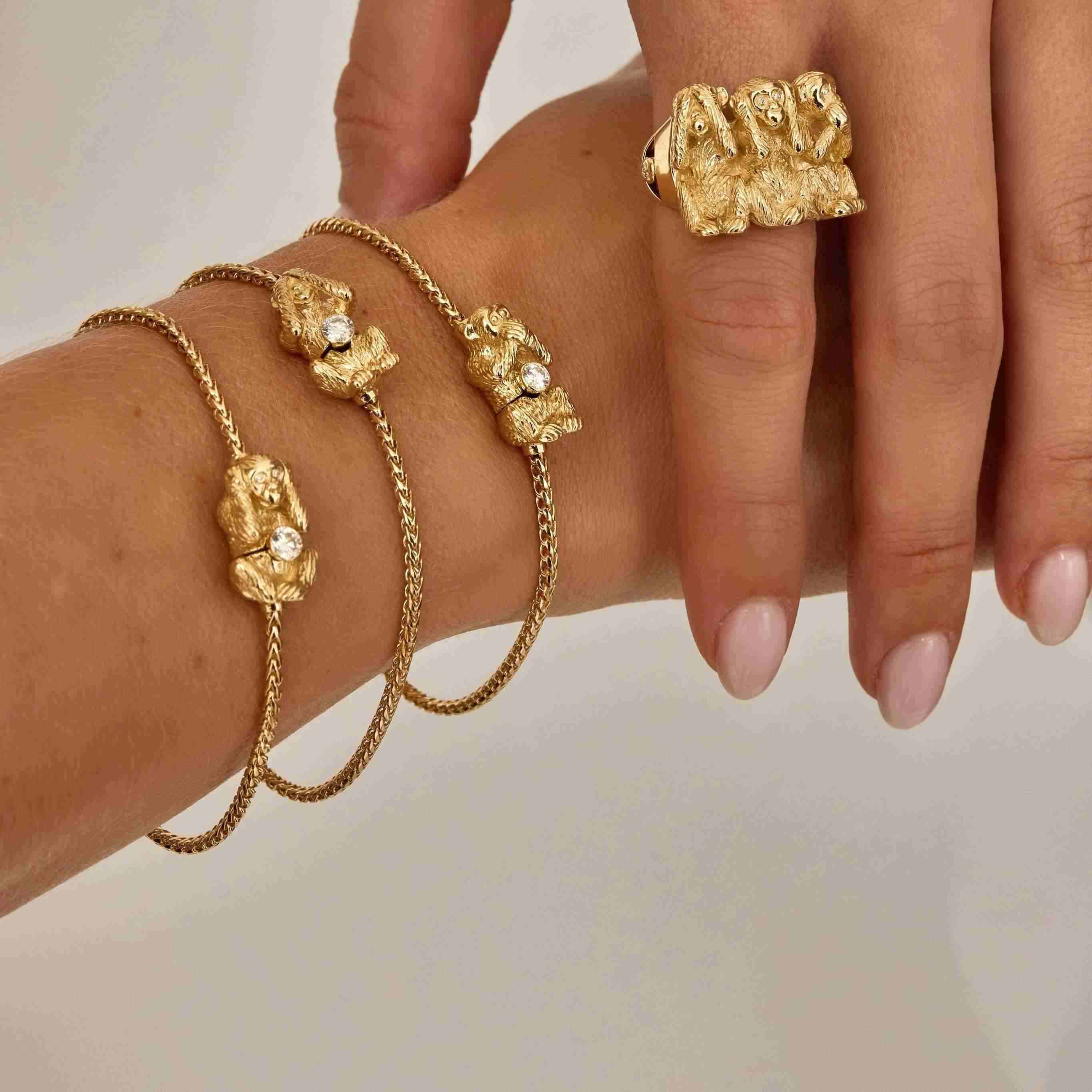 Wise Monkey Bracelets
