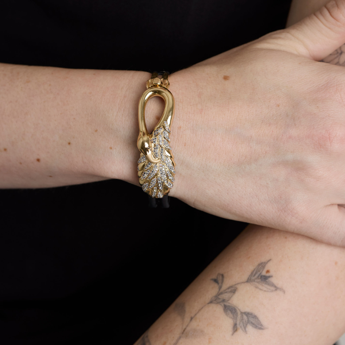 In The Black Flamingo Bangle