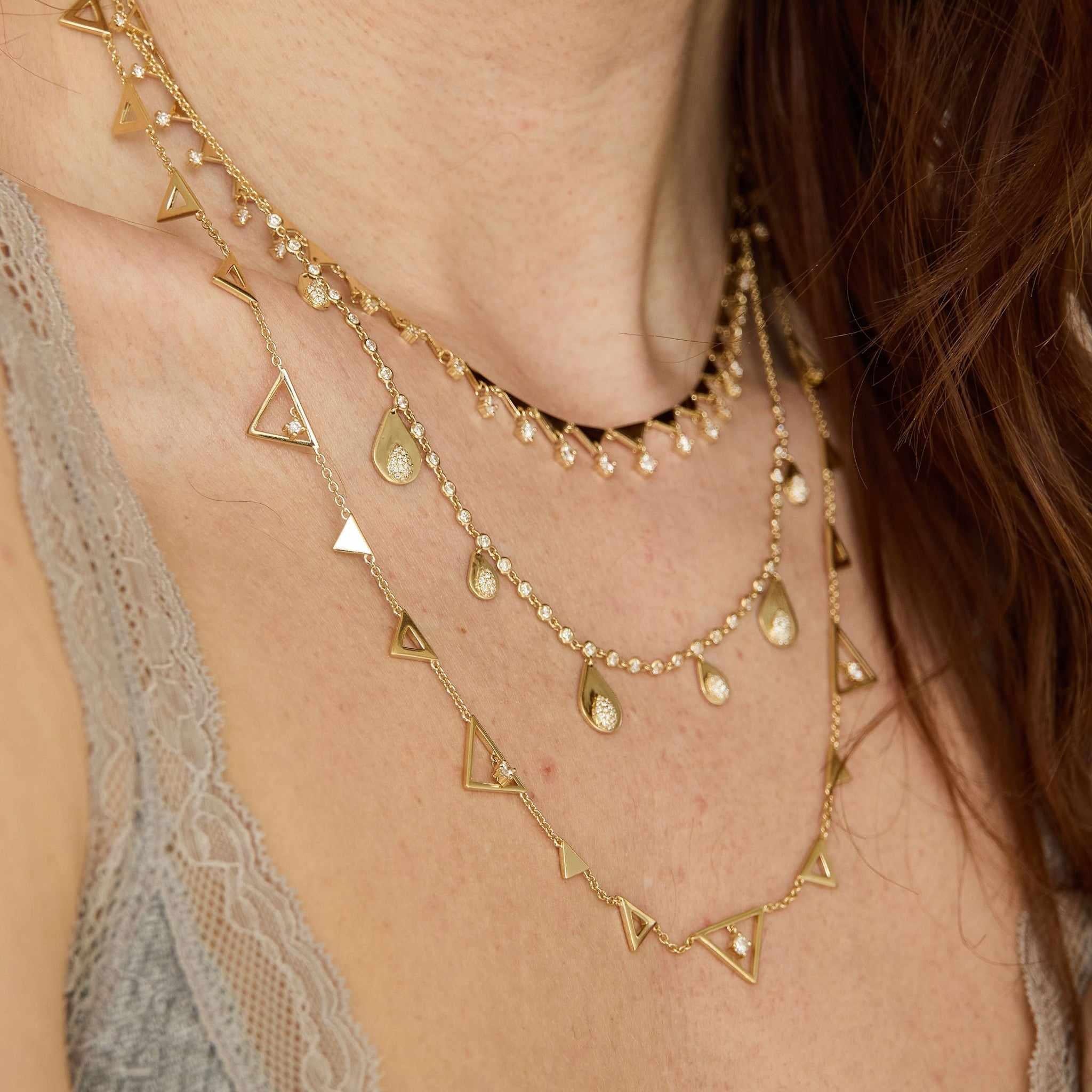 Shine Triangle Necklace
