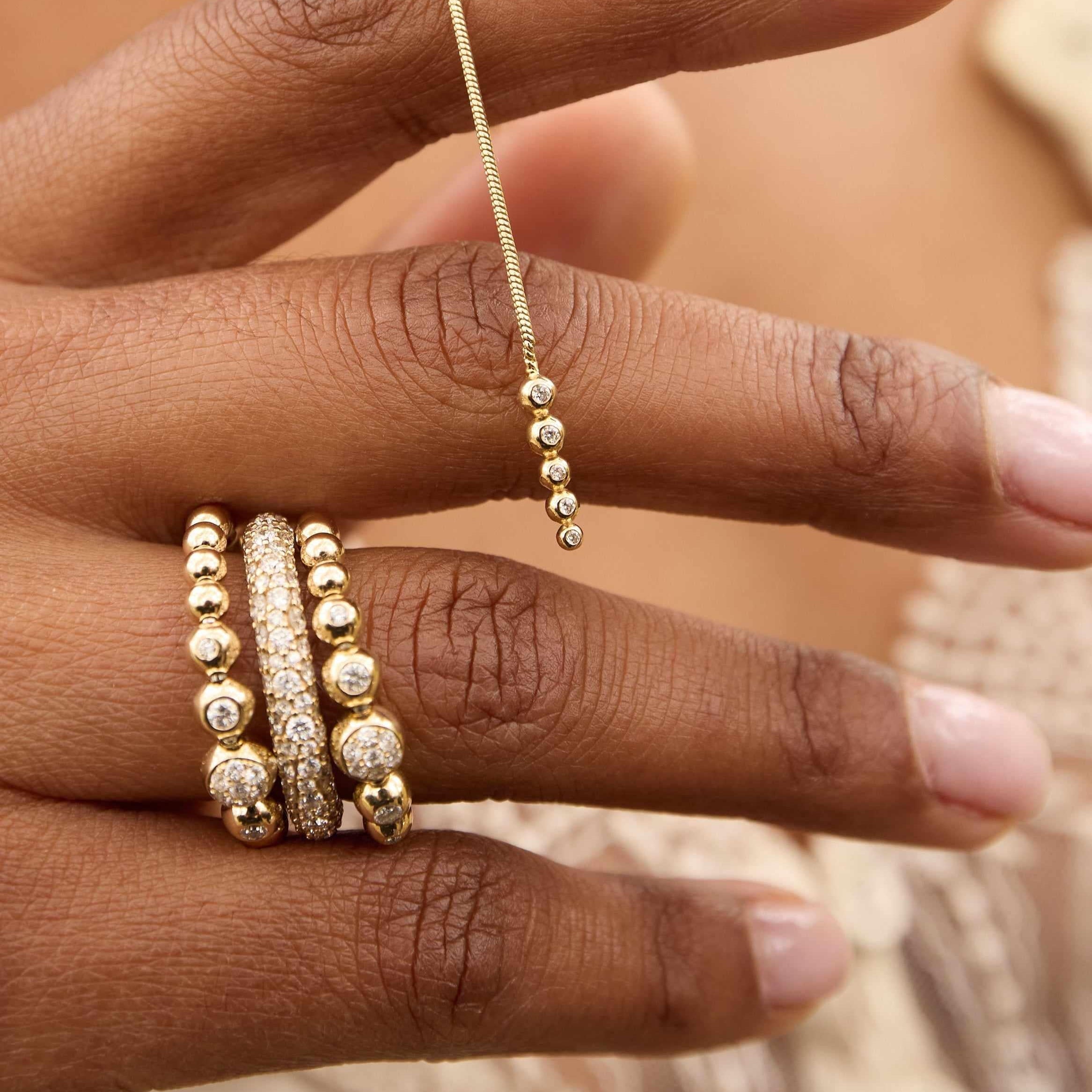 Glitter Stack Ring