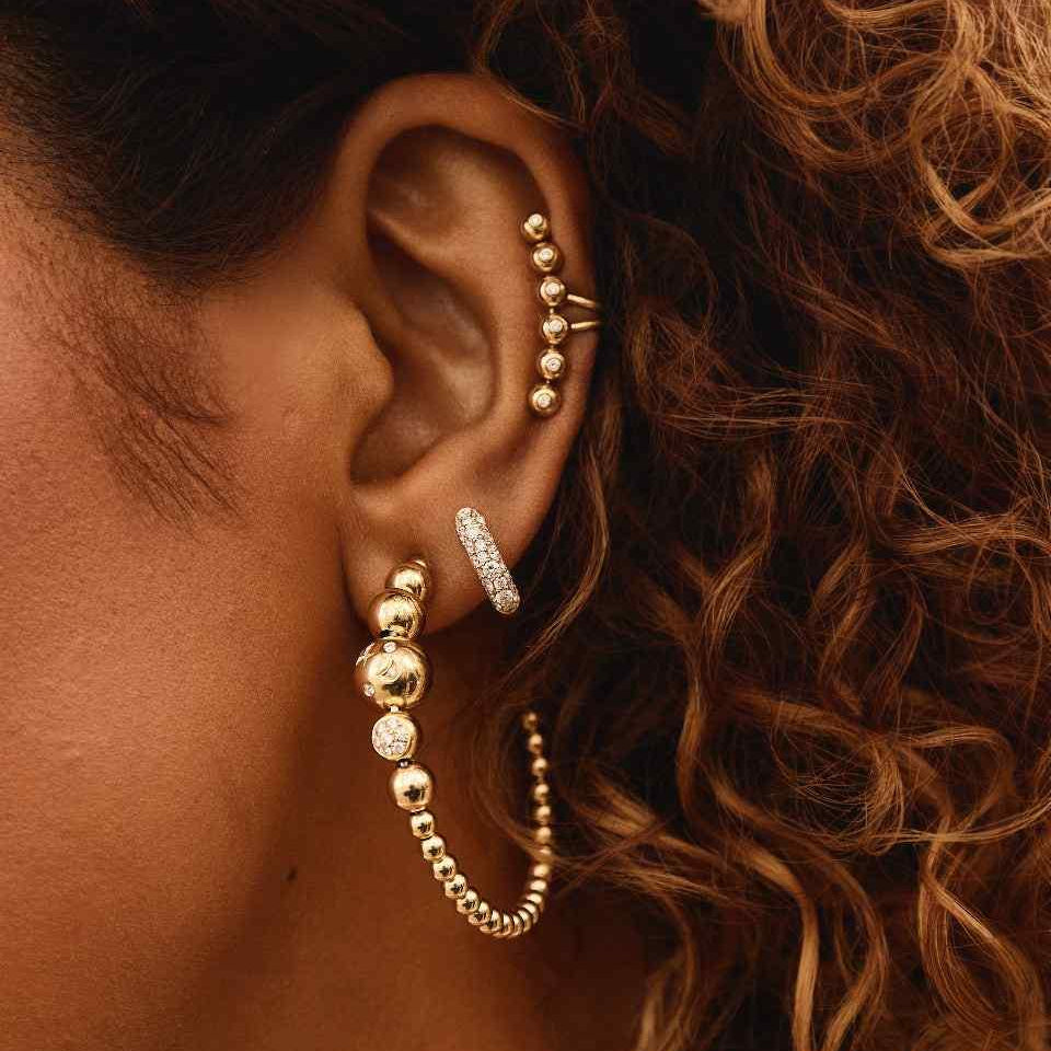 Beaded Hoop (large)