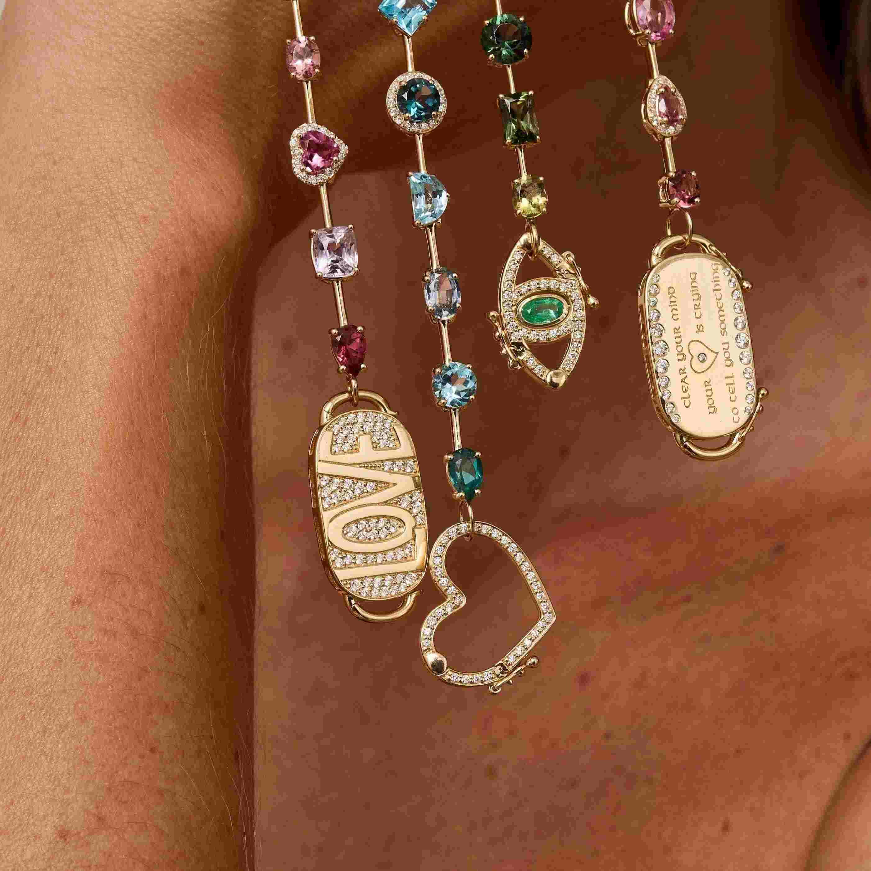 Monogram/small Express Yourself lock Jewelry-Multicolor