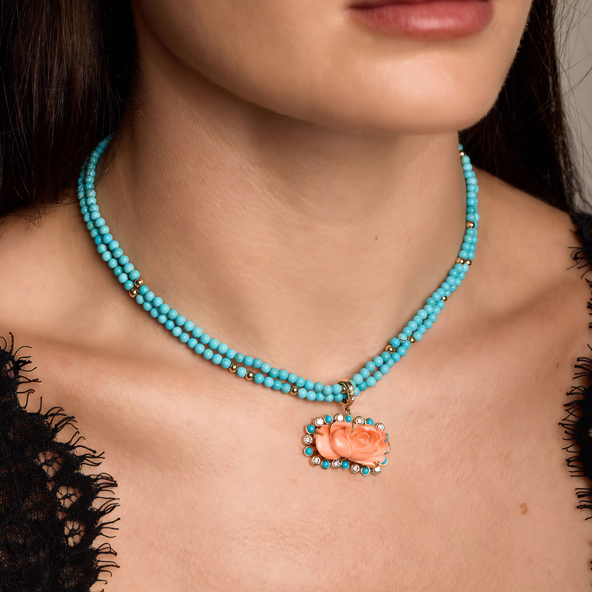 Candy Bead Accent Necklace