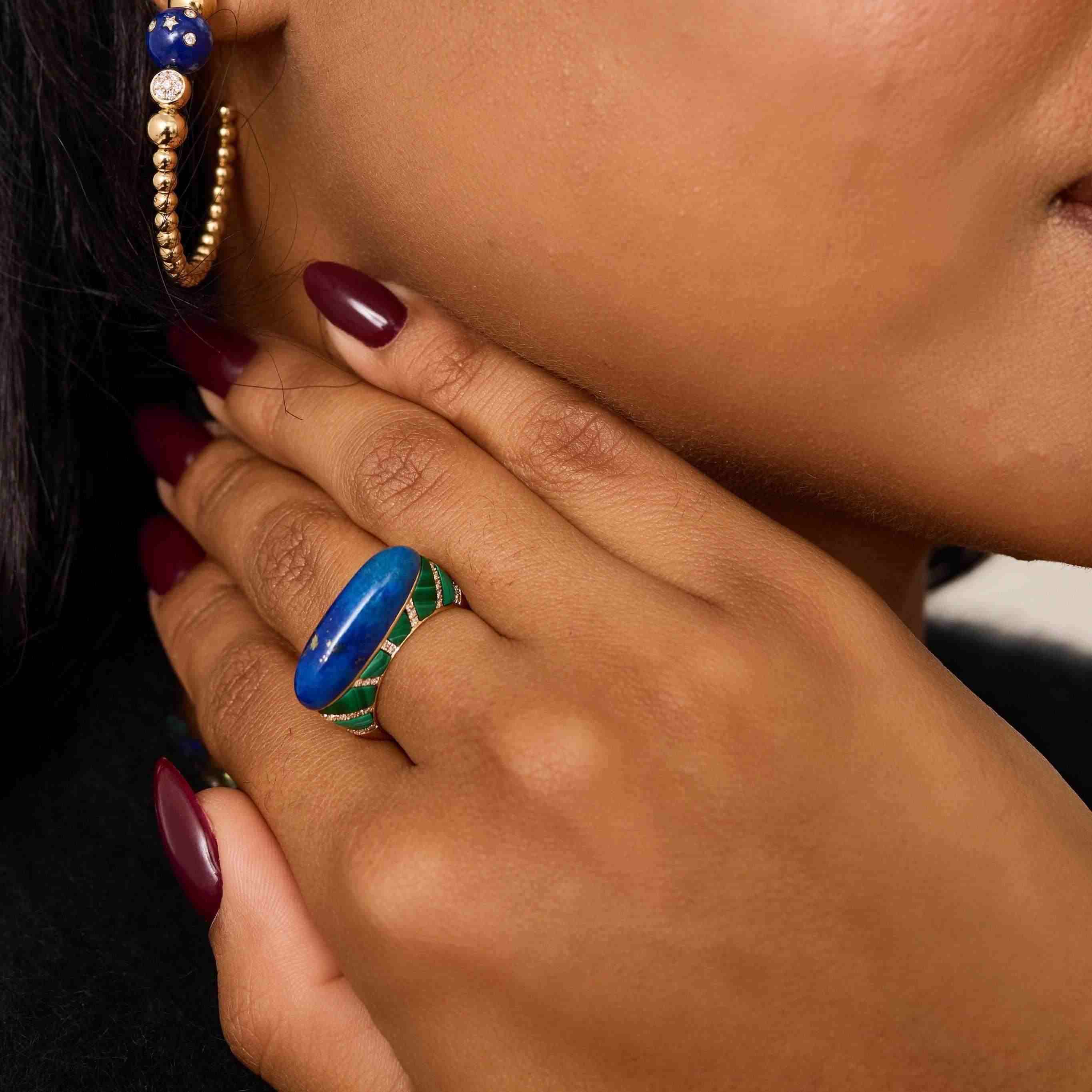 In Pieces Stack Ring-Lifestyle