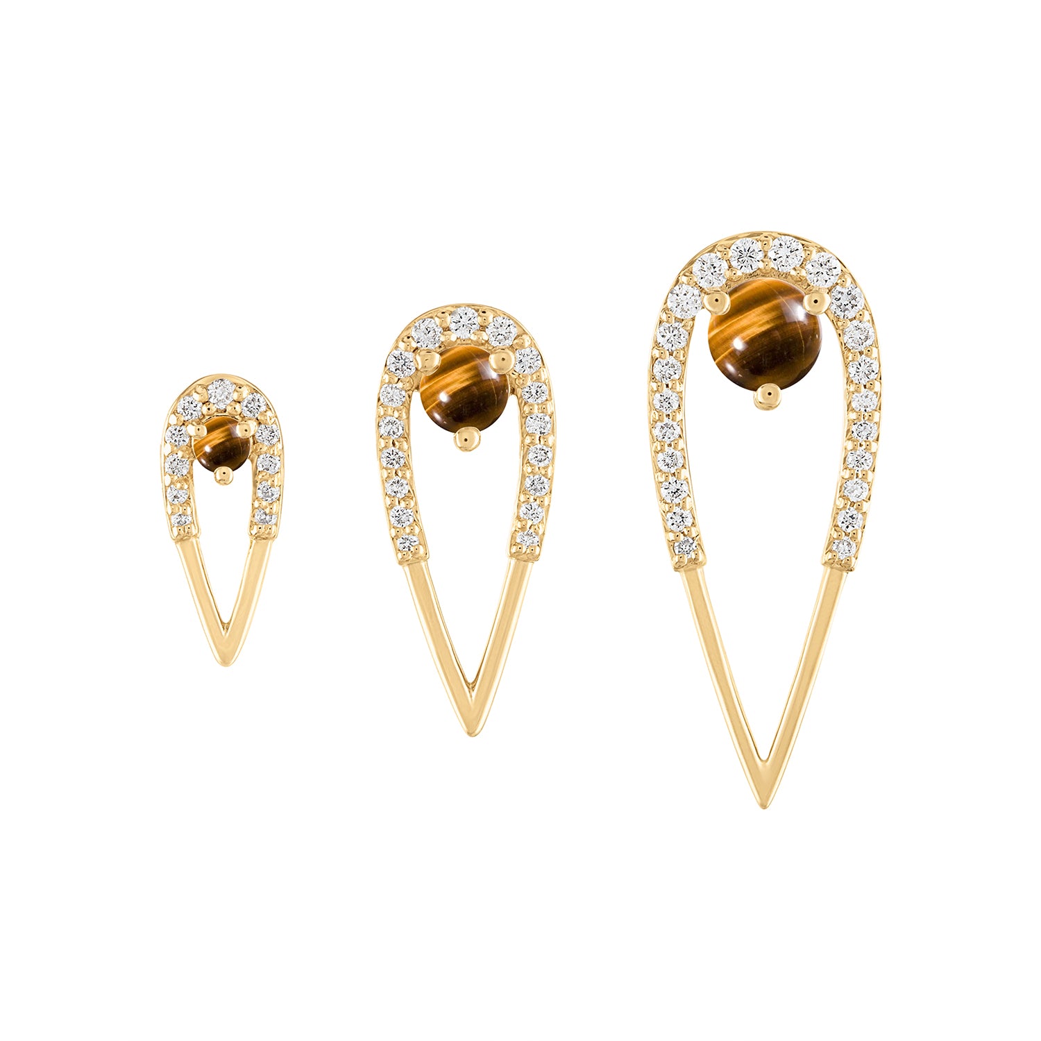Peacock Studs