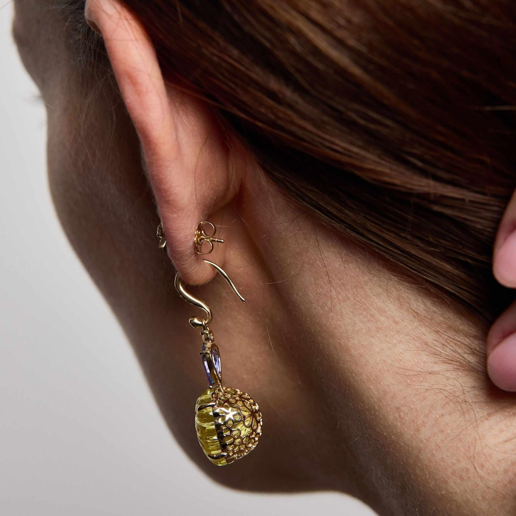Love Earring back look