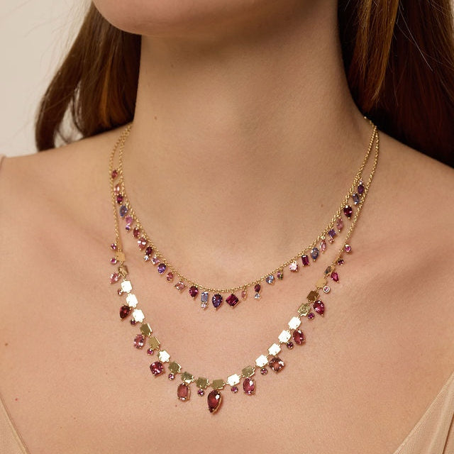 Tourmaline Dream Rock Candy Shine Necklace