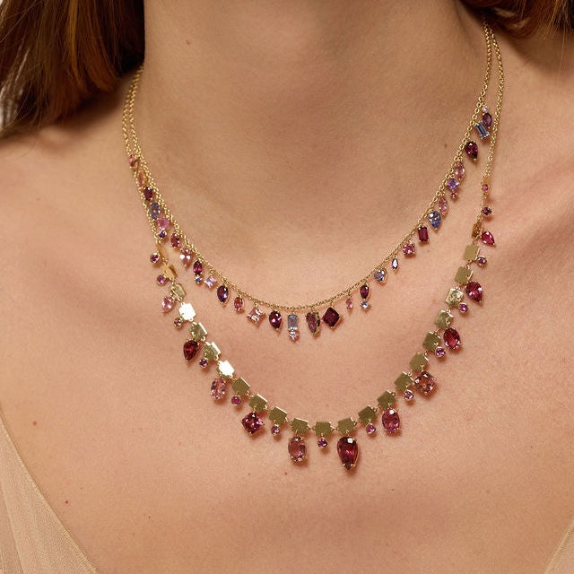 Tourmaline Dream Rock Candy Shine Necklace