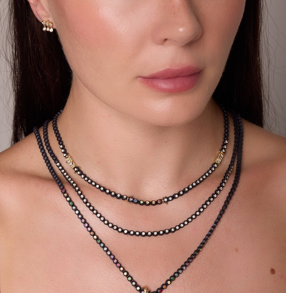 In The Black Tennis Necklace