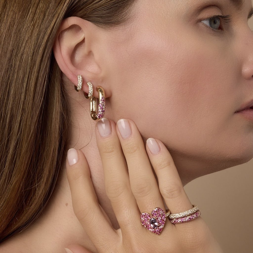 Glitter Elongated Huggies