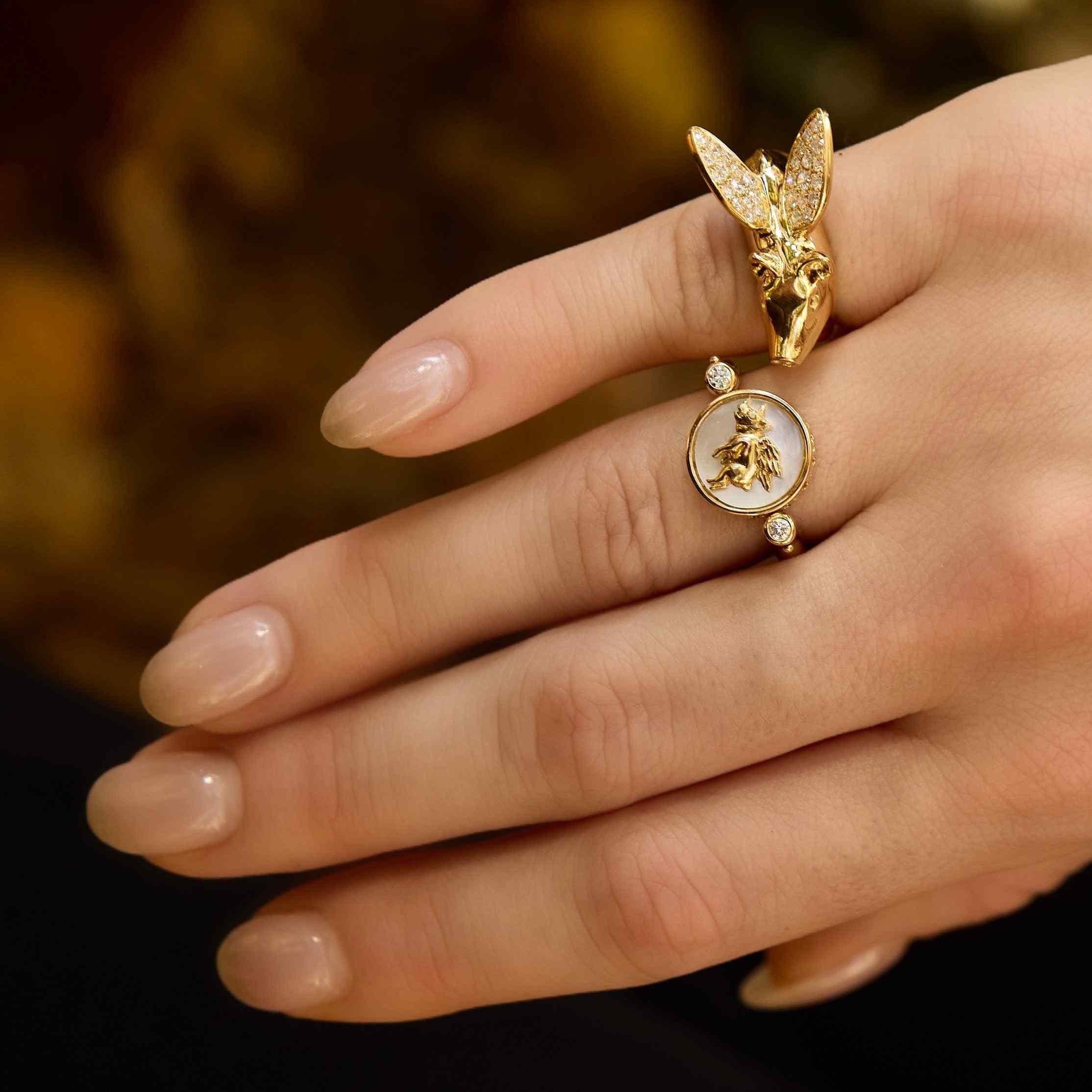 Believe in Love Flip Ring-Look