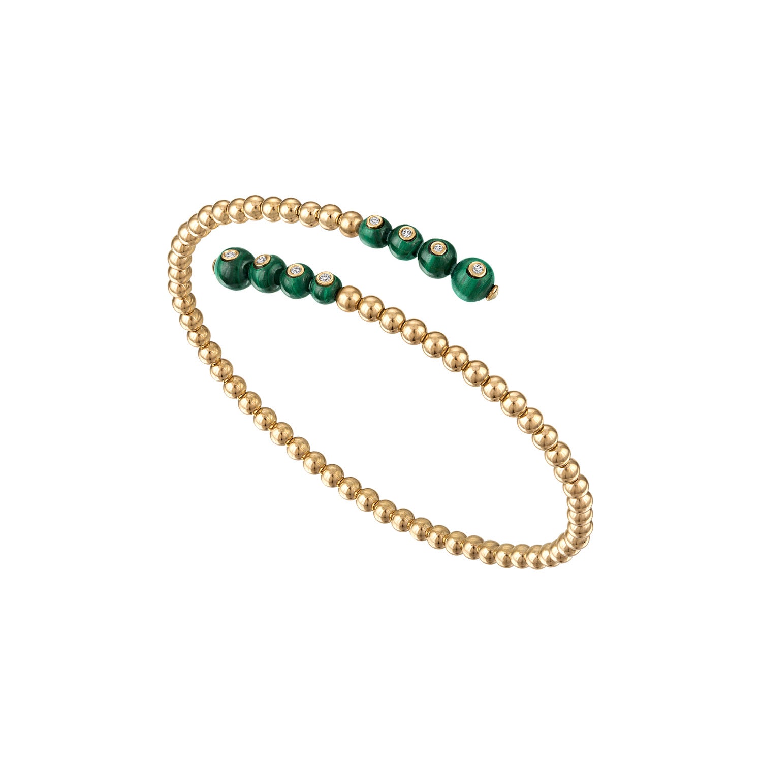 Bubbles Double Wrap Flex Bangle