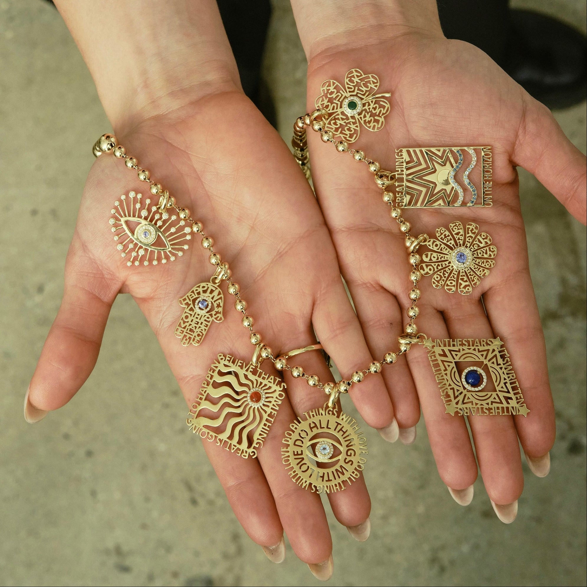 It’s Written in the Stars Flip pendant