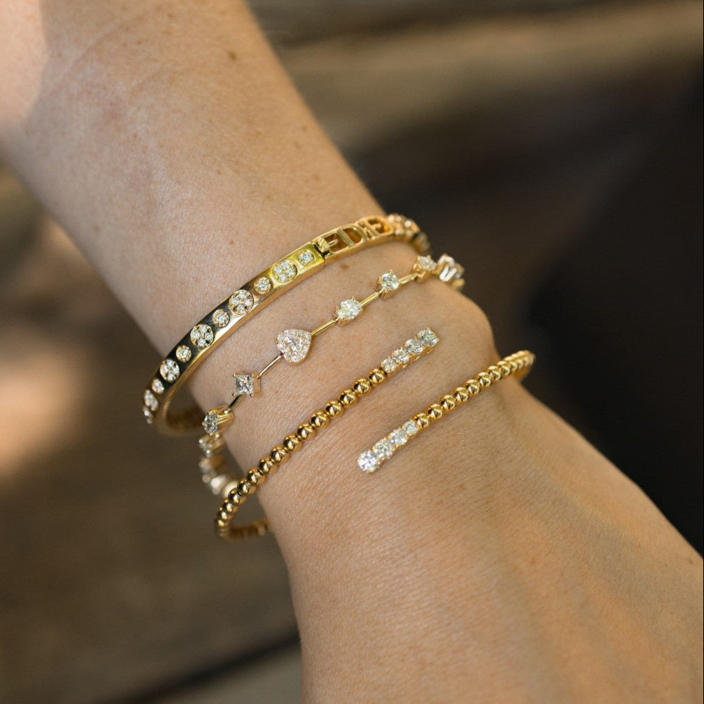 Bubbles Double Wrap Flex Bangle