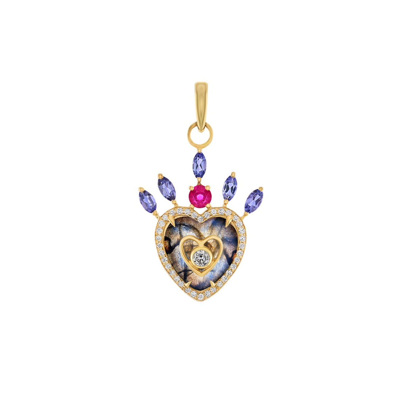 Queen of Hearts Pendant - Image 10 | Charms & Pendants | Eden Presley