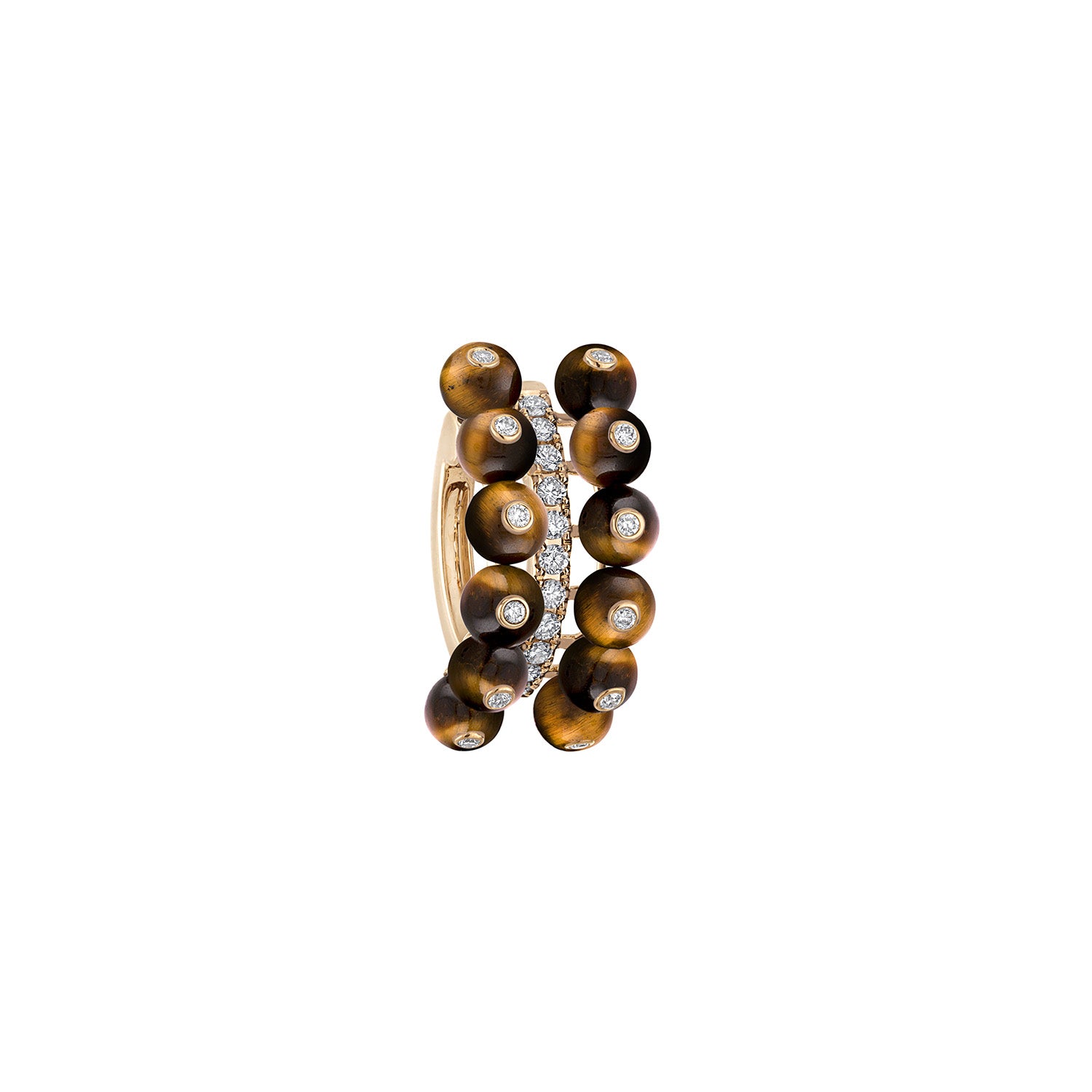 Bubbles Double Row Ear Cuff