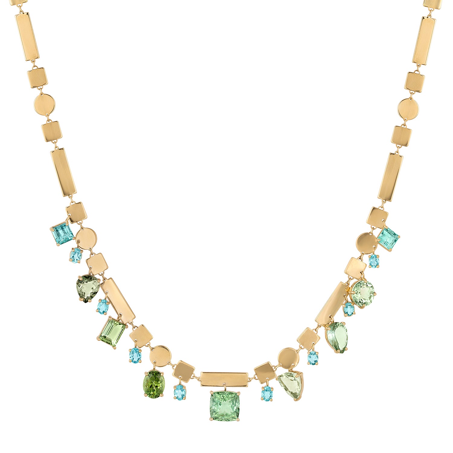 Rock Candy Shine Green Tourmaline Necklace