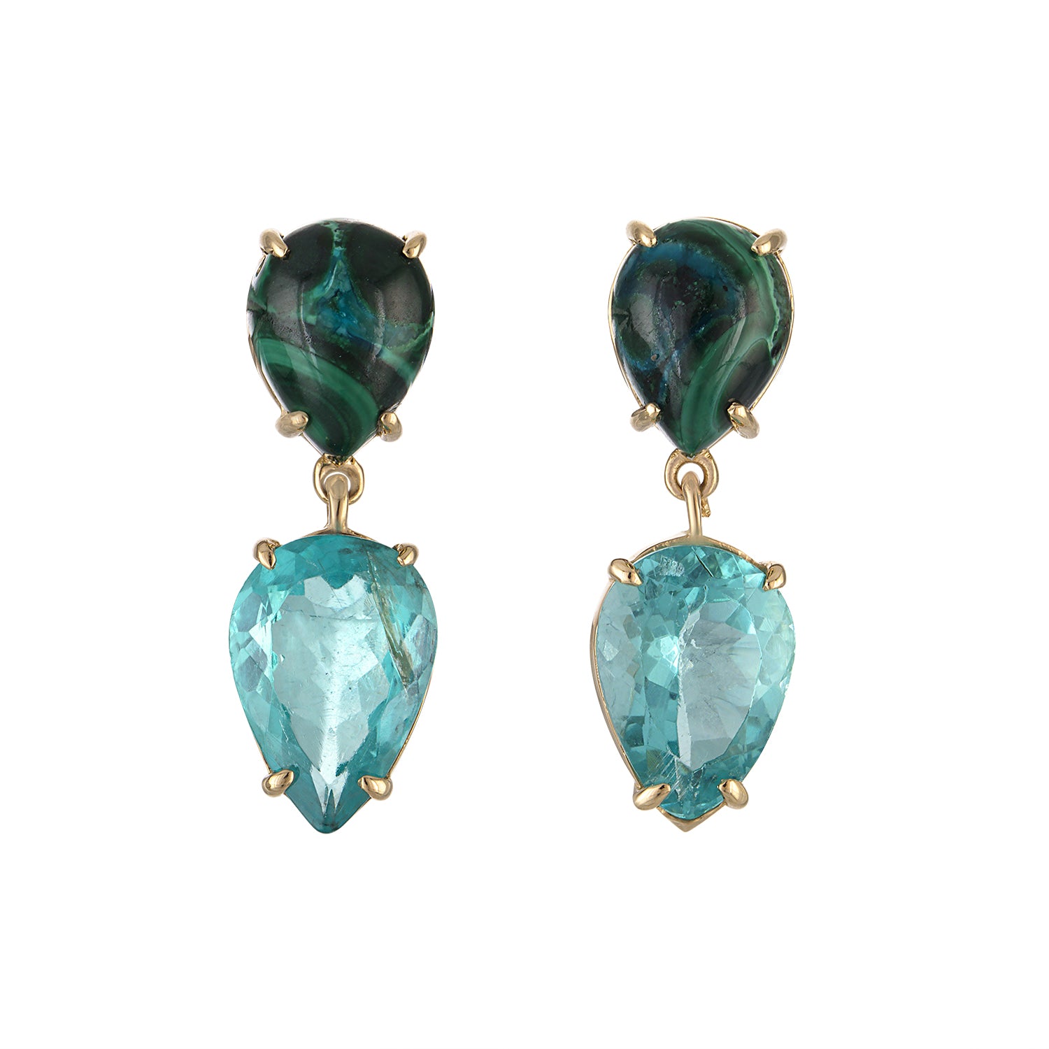 Apatite Chyrsocolla Droplets