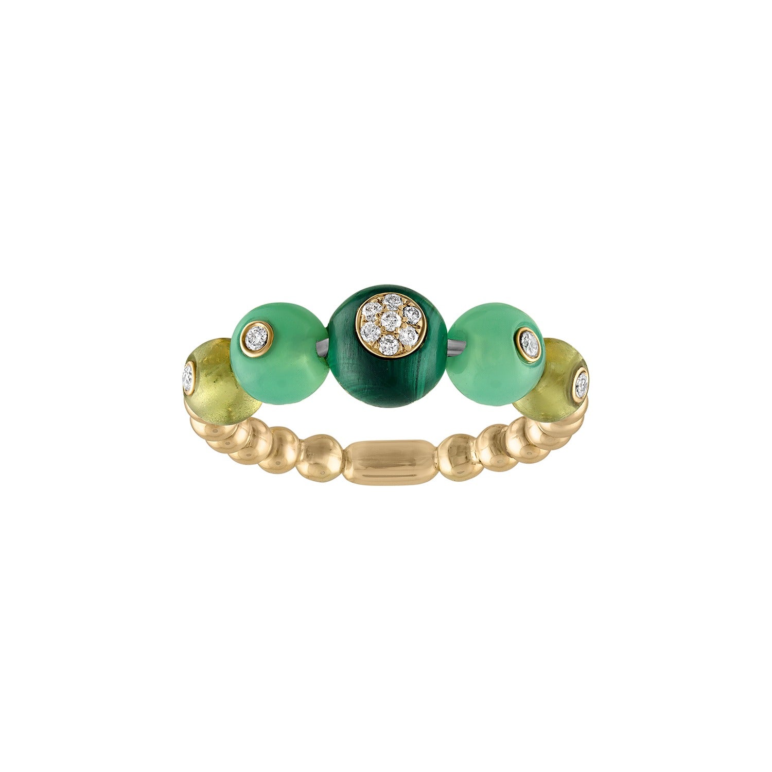 Beaded Bubble Stack Ring - Image 3 | Ring | Eden Presley