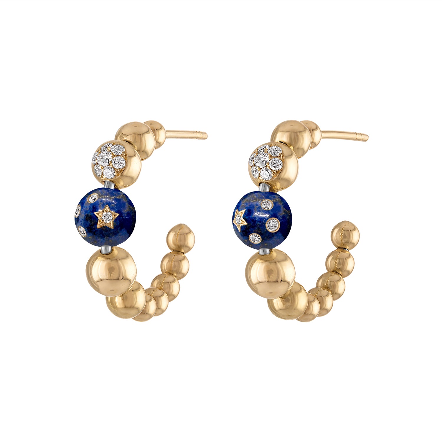 Small Beaded Hoop - Image 3 | earrings | Eden Presley