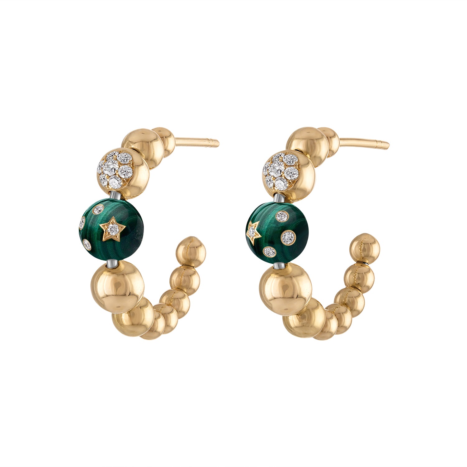 Small Beaded Hoop - Image 4 | earrings | Eden Presley