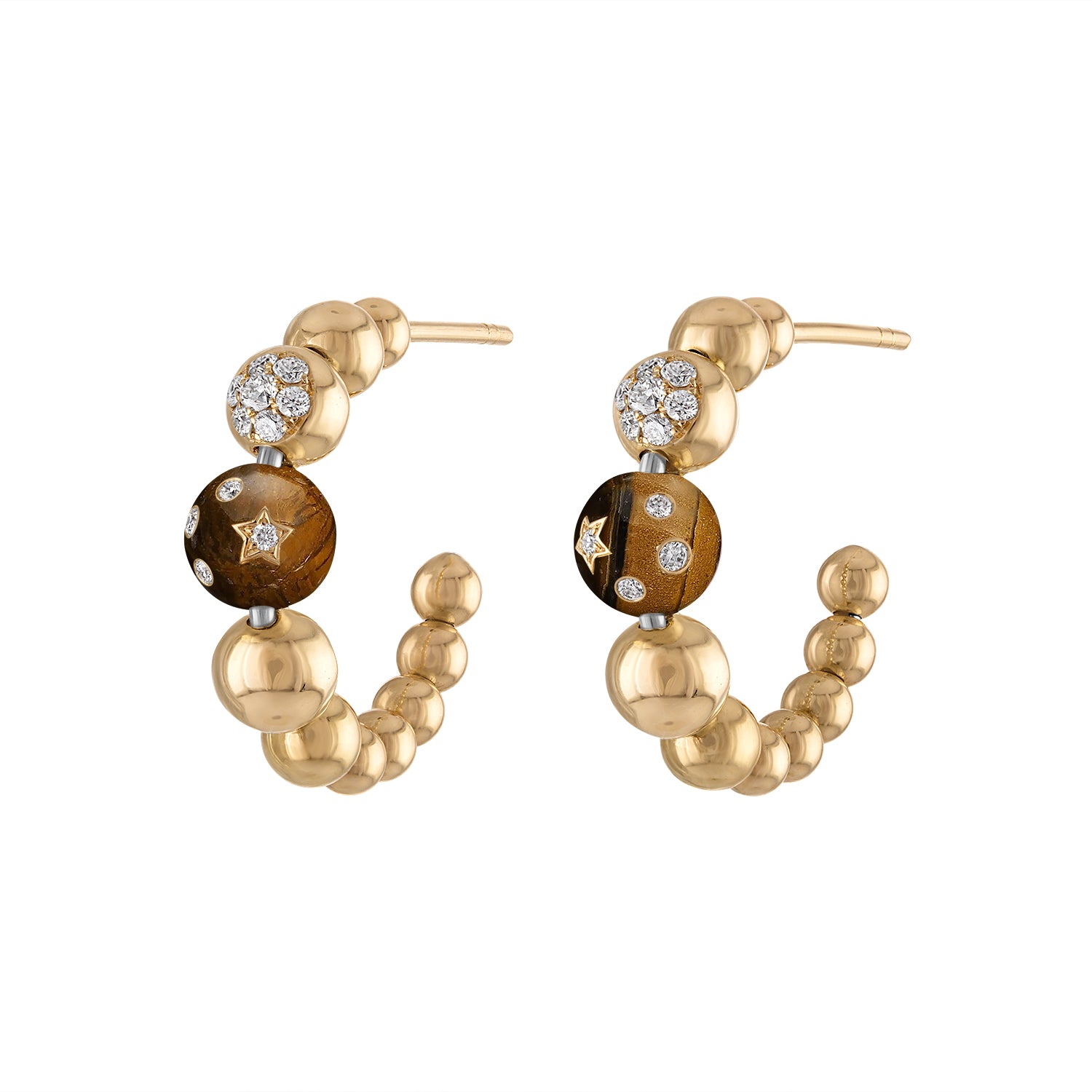 Small Beaded Hoop - Image 8 | earrings | Eden Presley