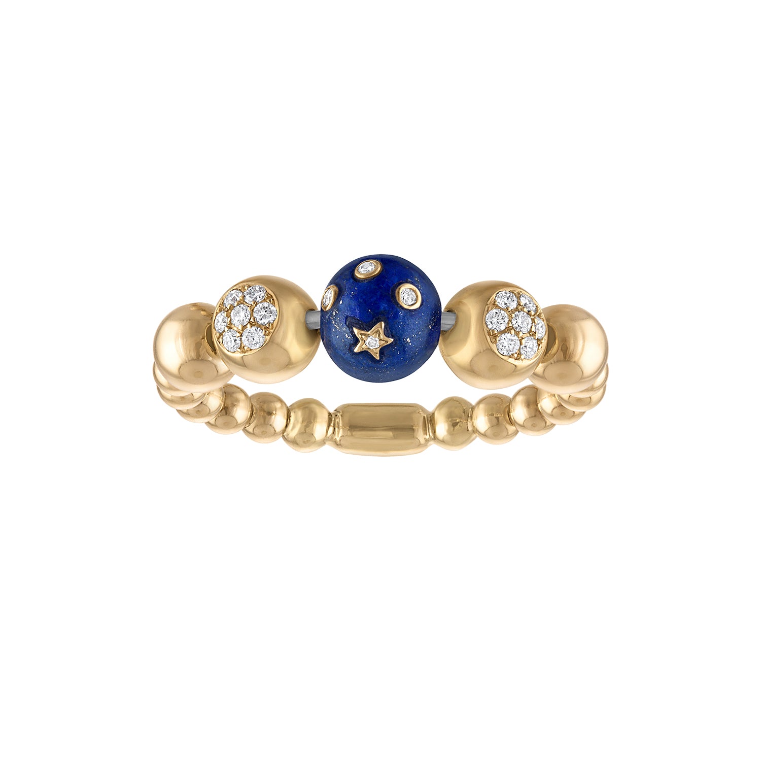 Celestial Bubbles Stack Ring