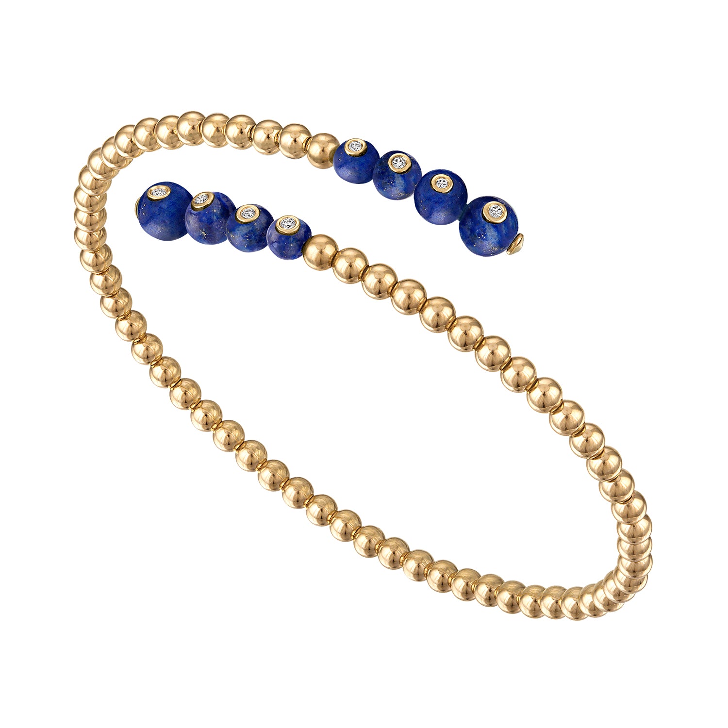 Bubbles Double Wrap Flex Bangle