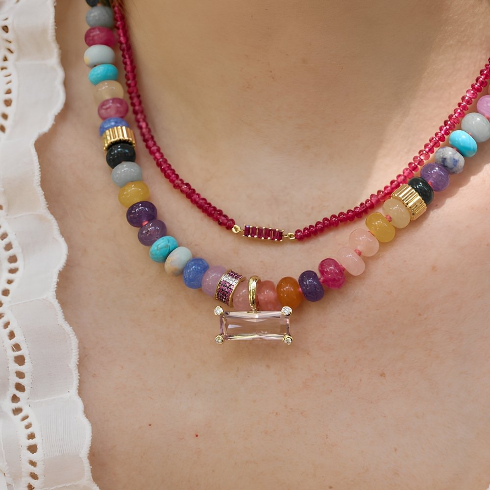 Candy Bead Accent Necklace