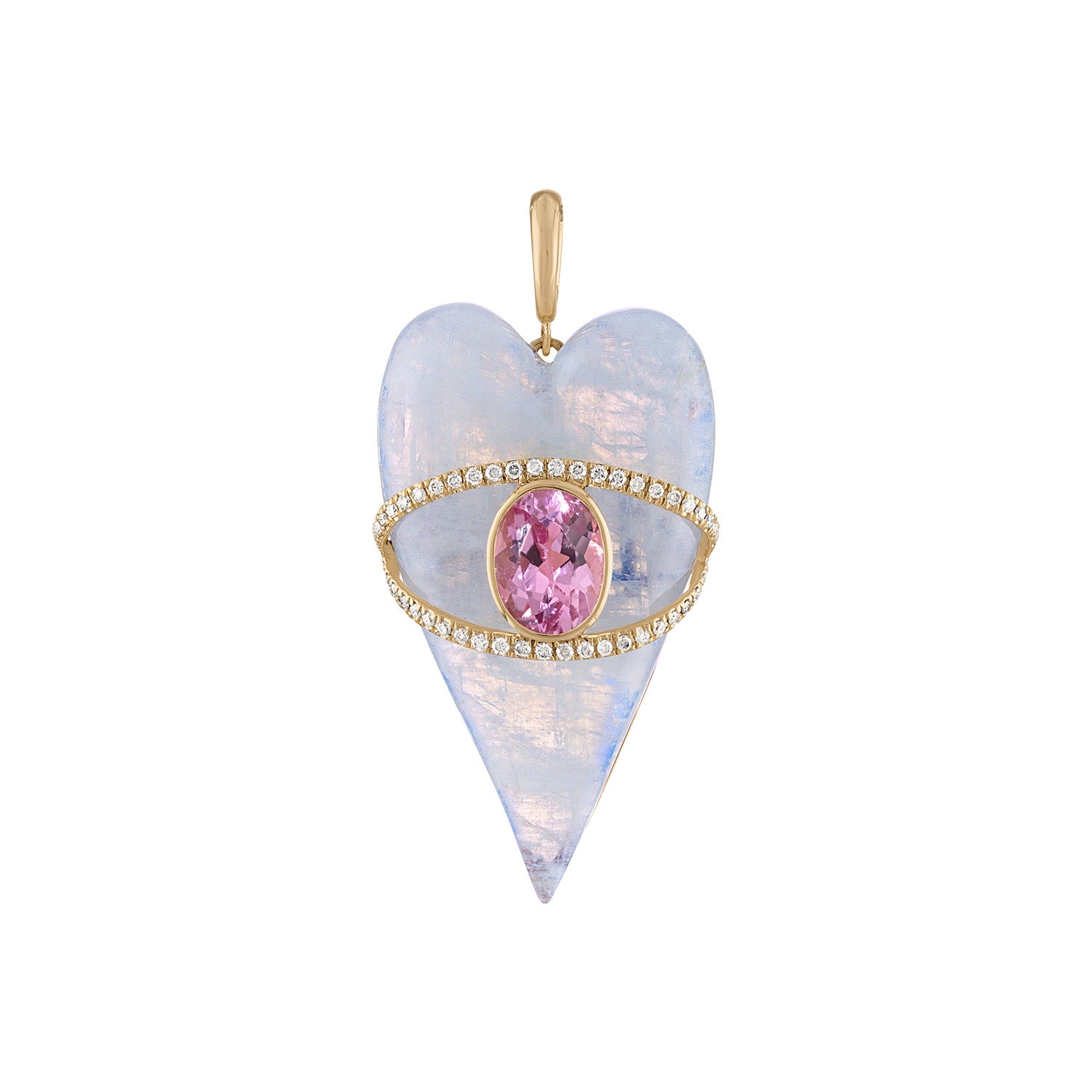 Stoned Heart Pendants
