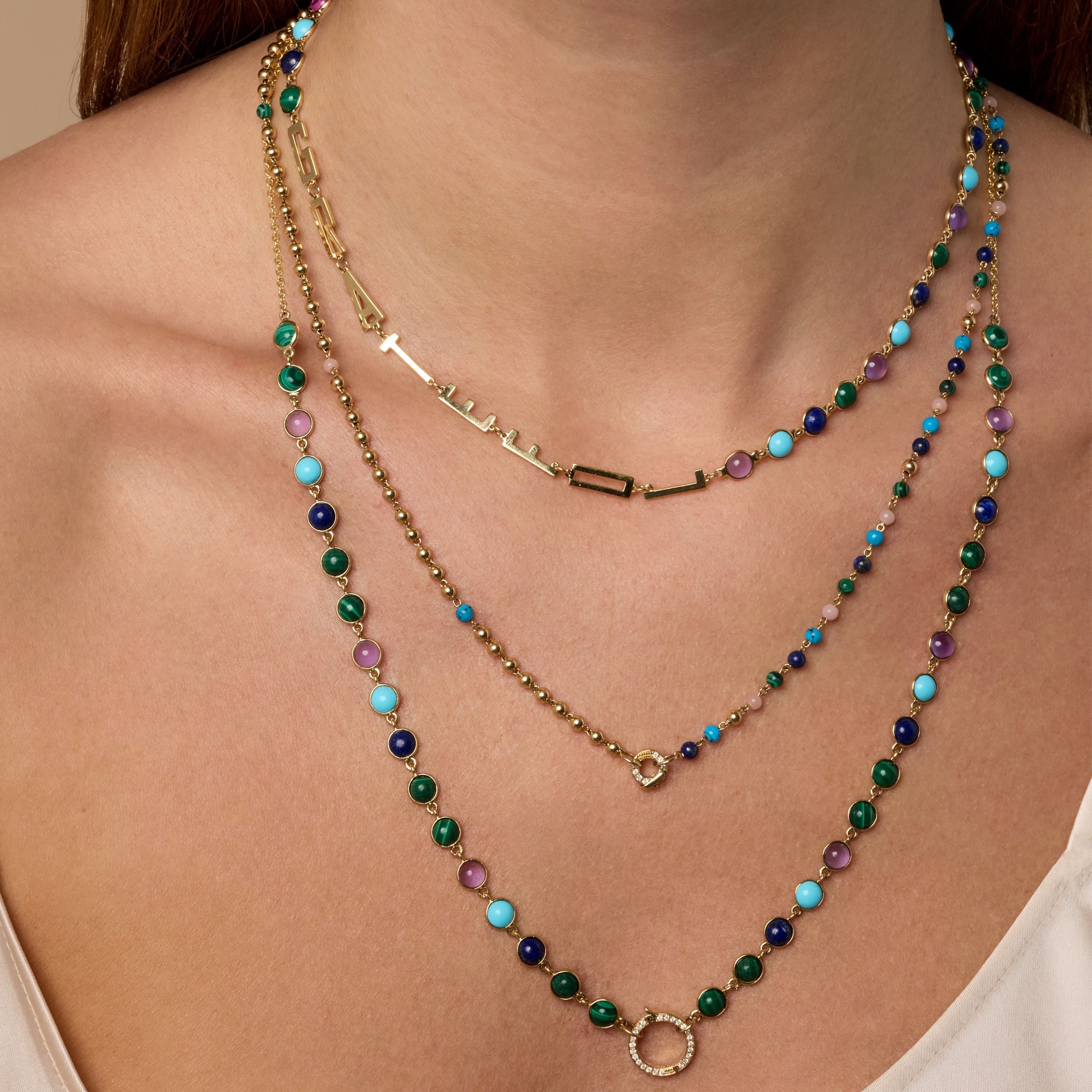 Beaded Bubbles Necklace