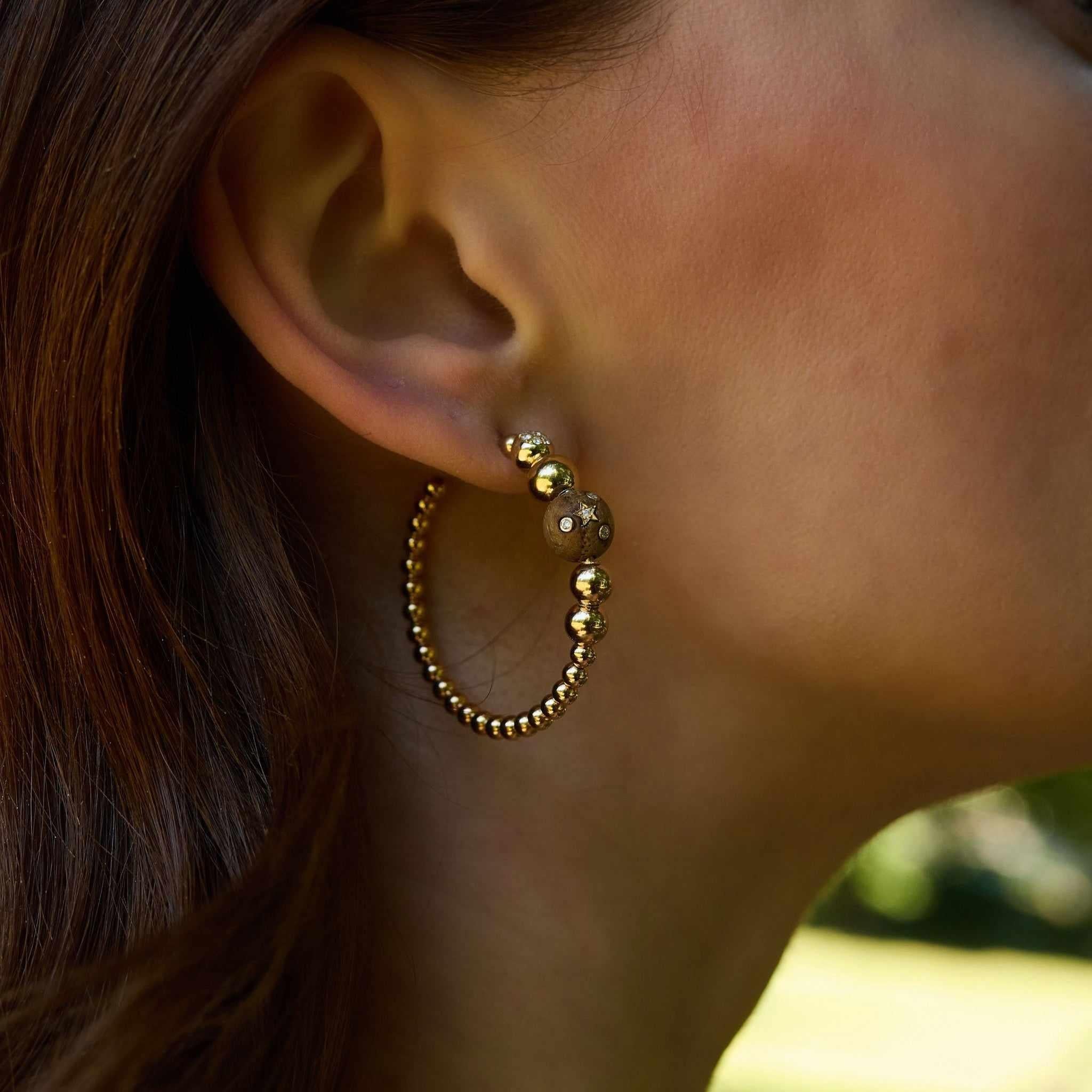 Beaded Hoop-Earrings-Eden Presley Fine Jewelry