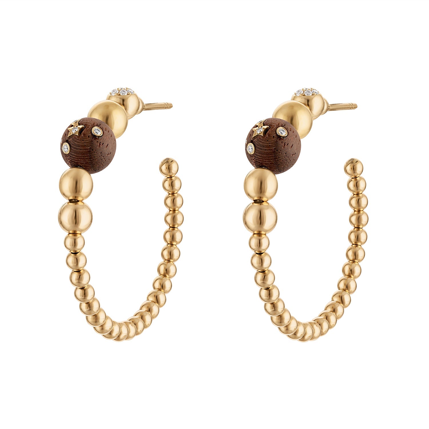 Beaded Hoop-Earrings-Eden Presley Fine Jewelry