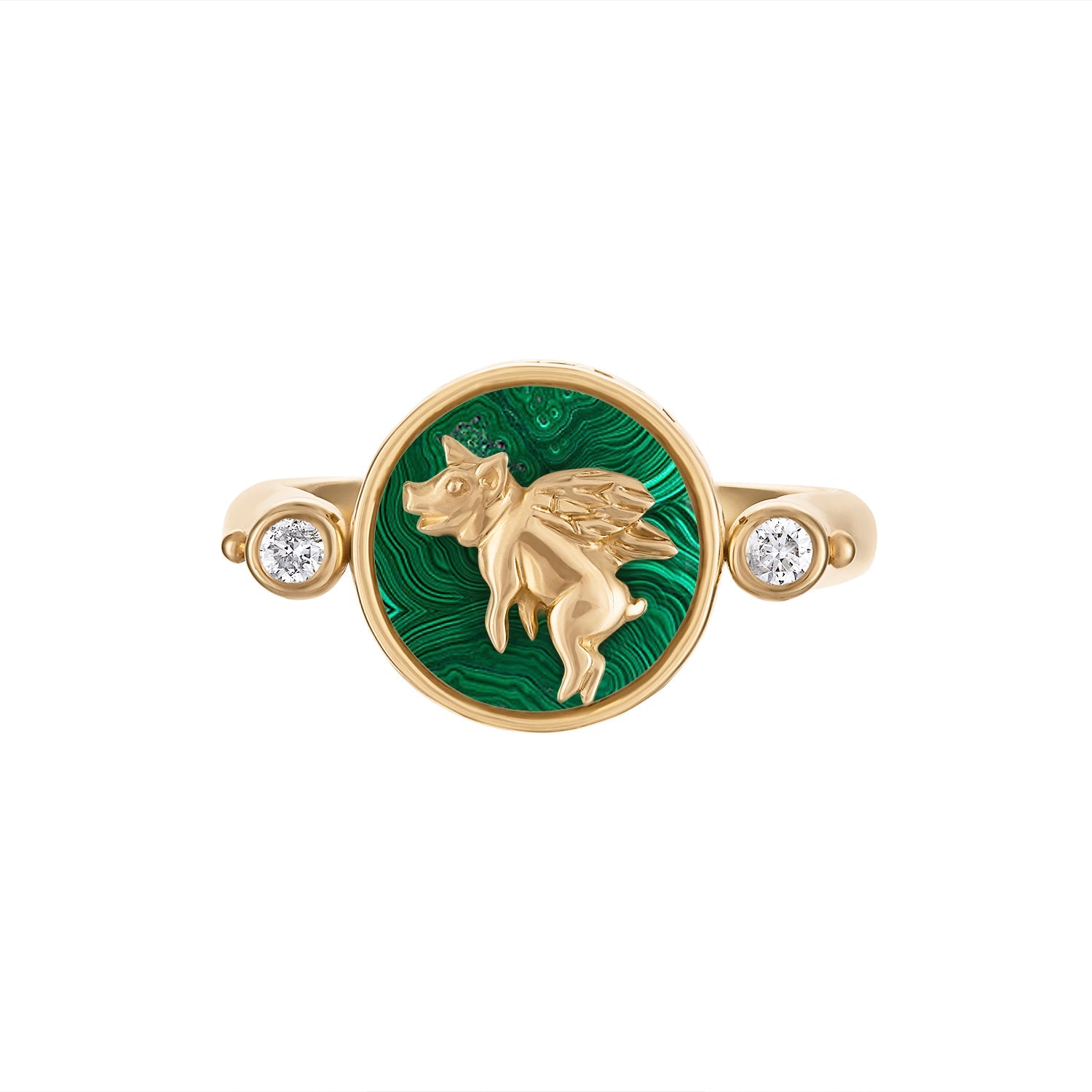 Believe in Love Flip Ring-Close up