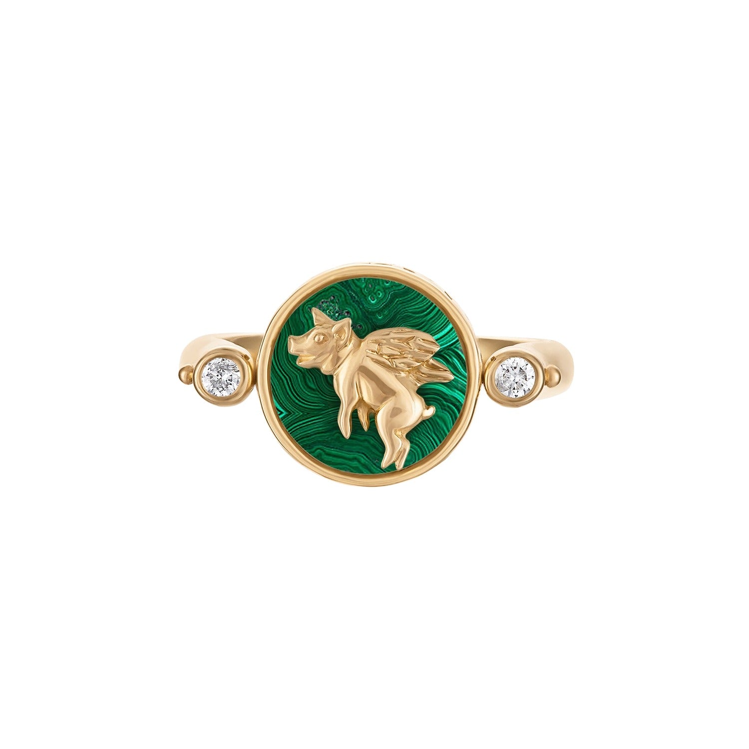 Believe in Love Flip Ring-Close up
